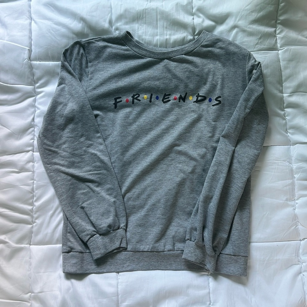 Friends logo grey sweatshirt. Small.